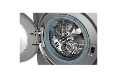 غسالة  LG اتوماتيك 9ك استيل فتحةامامية تنشيف 6 ك WSV0906XM