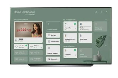 LG OLED 4K TV 55 Inch C1 series, Self lighting OLED, a9 Gen4 AI Processor 4K, OLED55C1PVB