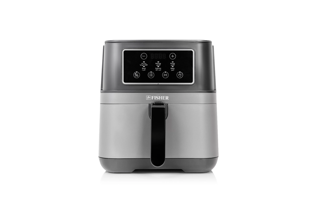 Fisher Air Fryer 12 Programs Digital, 6L, Silver, FAF-6L12PD