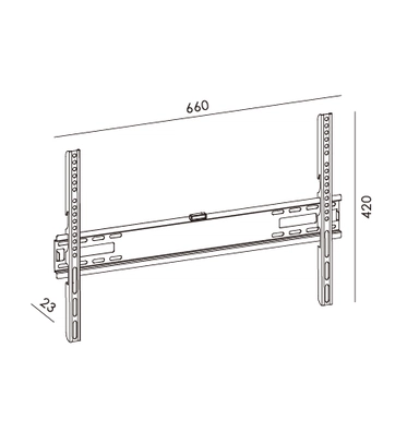 Fujistar Fixed TV Wall Mount Bracket, 32"-65", 30kg, FB203