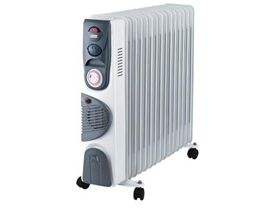 Xper Oil Heater 15 Fins, Made In China, 2800 watt, With Fan, XP25RC-15WL