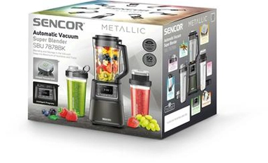 SENCOR Automatic Vacuum Super Blender, 1500 Watts, 1.5 L., Black, SBU 7878BK