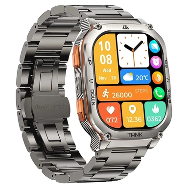 Kospet Smart Watch M3 Ultra Special GPS 49mm Calling Silver