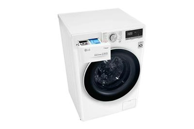 LG Front load Washer-Dryer 9 / 6KG Turbo Dry, White WSV0906WH
