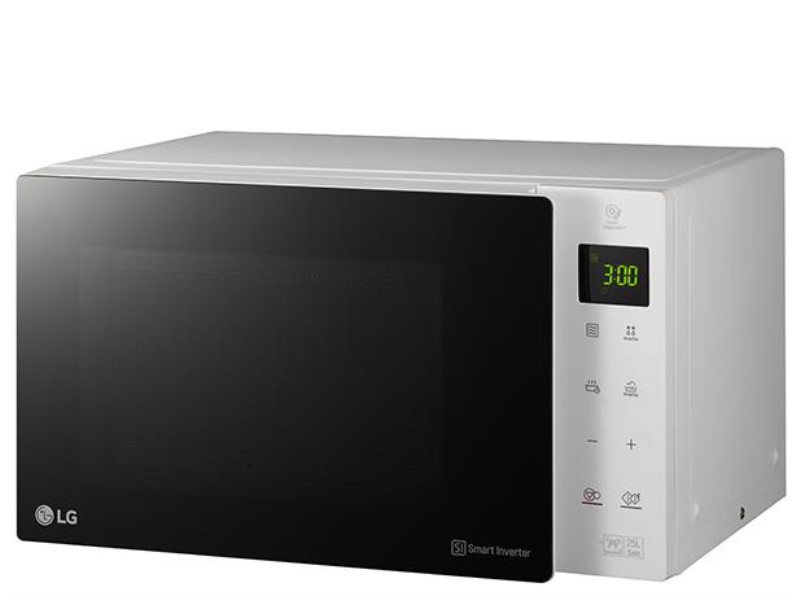 ميكرويف LG ابيض 25 لتر بدون شواية MS2535GISW