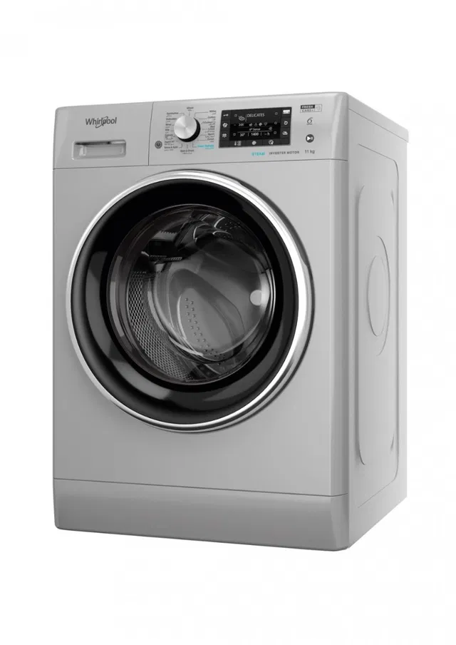غسالة ويرلبول اتوماتيك 11ك امامية  فضي FFD11469SBCV60HZ