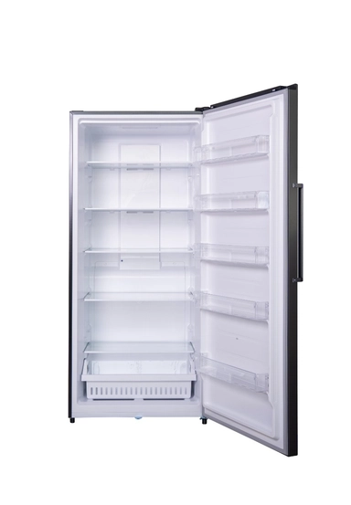 فريزر فيشر مانع الثلج  عمودي، باب واحد، سعة 21.2 قدم مكعب، انفرتر، فضي - FURFS-800HIS