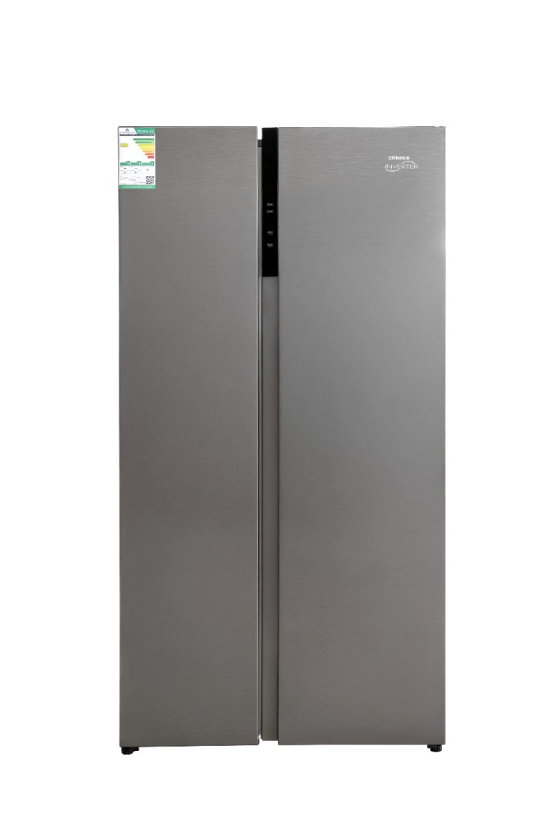 Fisher Side by Side Refrigerator, 18.8 Cu.ft, Inverter, Silver – FRSS-IH650CSW