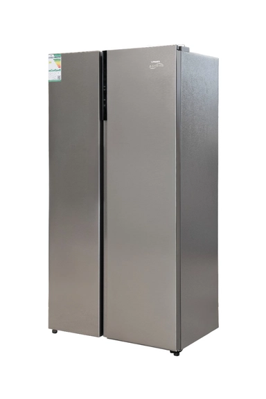 Fisher Side by Side Refrigerator, 18.8 Cu.ft, Inverter, Silver – FRSS-IH650CSW