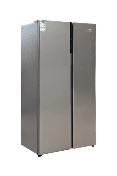 Fisher Side by Side Refrigerator, 18.8 Cu.ft, Inverter, Silver – FRSS-IH650CSW