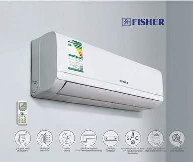 Fisher Split AC,18,000 BTU Hot / Cold, FSACQD‐XF18HIB/FSACQD-XC18HIB