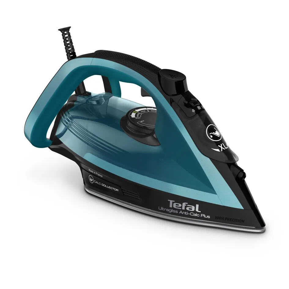 Tefal Steam Iron, 2800W, Black & Blue, FV6832M0
