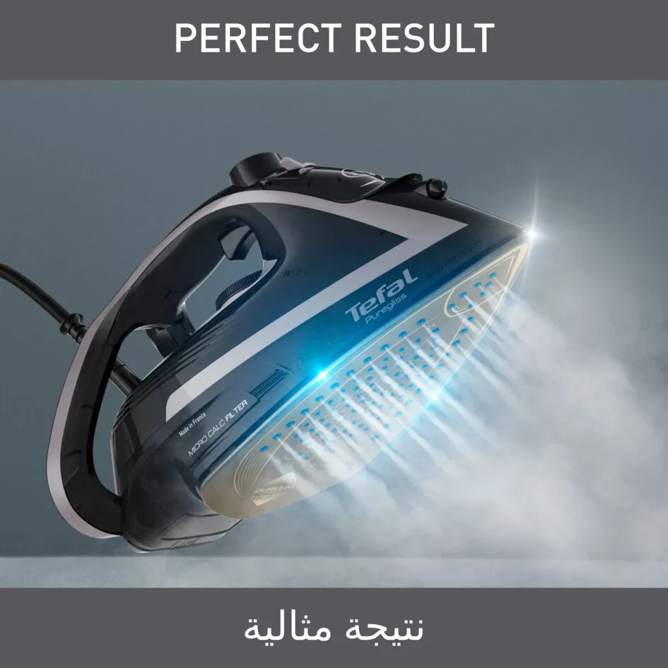 Tefal Steam Iron, 3000W, Black, FV8062G0
