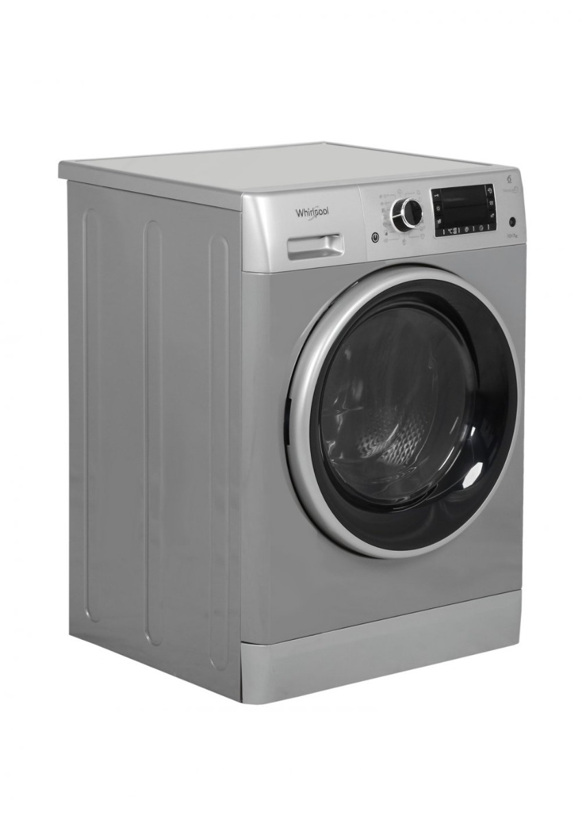 Whirlpool 9kg, Washing Machine and 6kg Dryer, Front Load ,Silver ,FWDG96148SBS