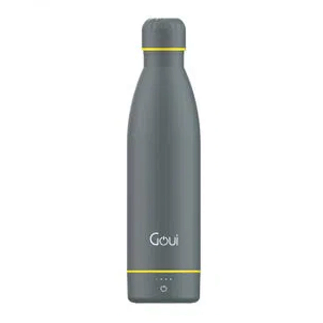 Goui LOCH Bottle Wireles Charger PowerBank Steel Grey Yellow