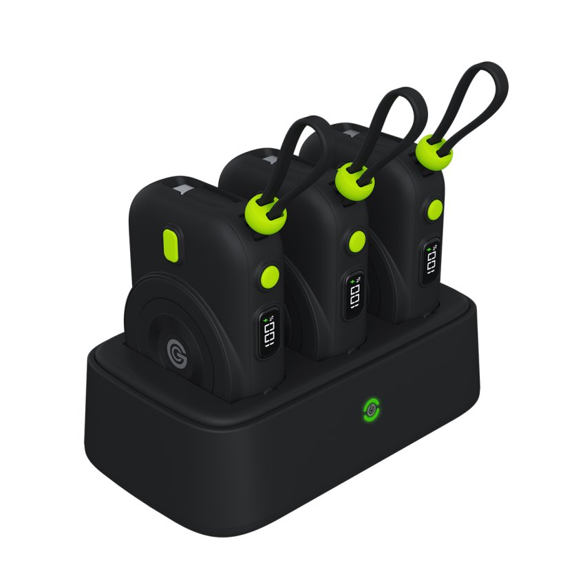 Goui Magnetic Wireless Charging Power Bank Combo 15w Black