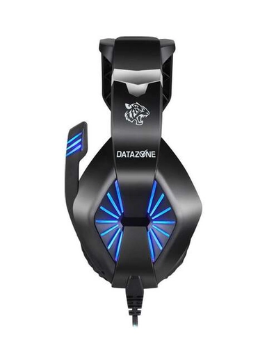 Datazone Wired Over Ear Gaming Headphone Black Blue