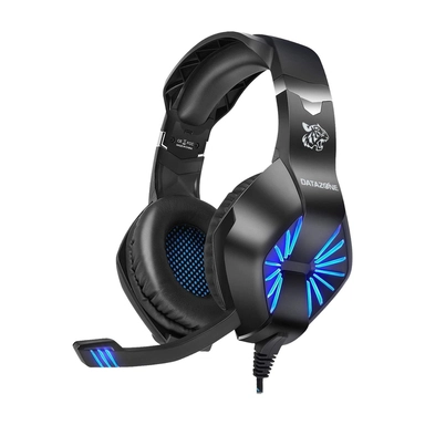 Datazone Wired Over Ear Gaming Headphone Black Blue