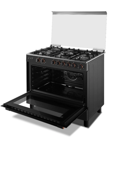 Toshiba Oven 60*90 Full Safety Grey/Black, TBA-36LMG5G089KS-SA