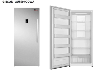 ,فريزر راسي ,جيبسون 20.9 قدم استيل GUF594ODWA