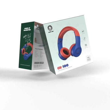 Green Lion Gk-100 Kid Headphone 1 Blue/ Red