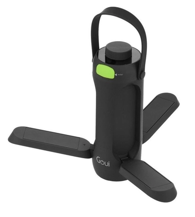  جوي، مصباح قابل للطي + مكبر صوت + بطارية متنقلة، أسود 