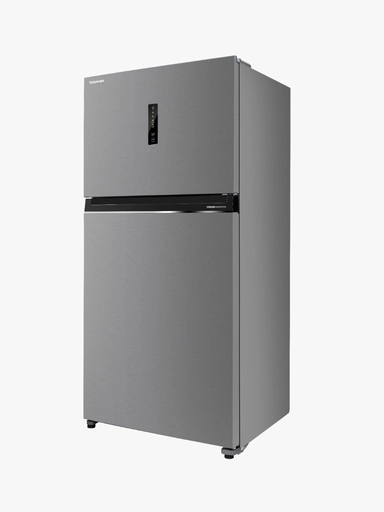 Toshiba Top Freezer Refrigerator, 19.6 cu.ft, Silver (49) GR-RT730WE-PMU