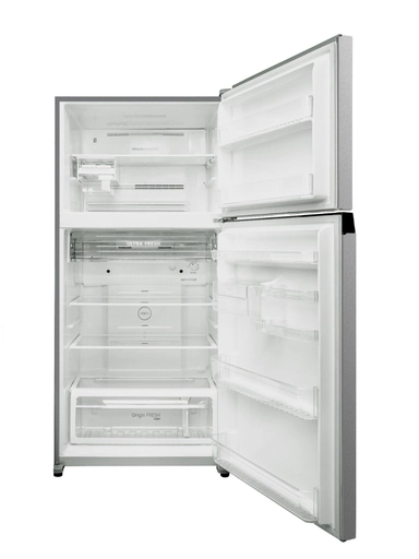 Toshiba Top Freezer Refrigerator, 19.6 cu.ft, Silver (49) GR-RT730WE-PMU