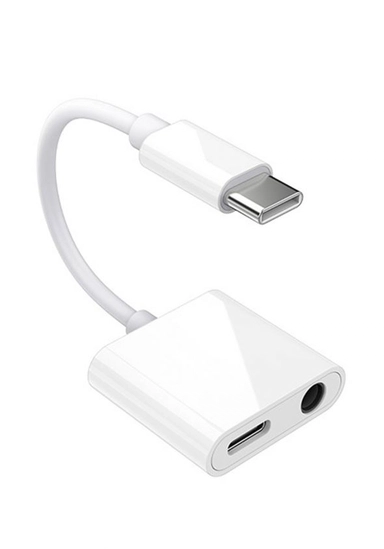 ريتشي , كابل  Mob 2IN,بمنفذ Type-C, أبيض