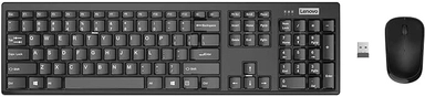 Lenovo 100 Wireless Combo Keyboard & Mouse Black