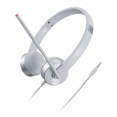 Lenovo 100 Stereo Analog Headset White