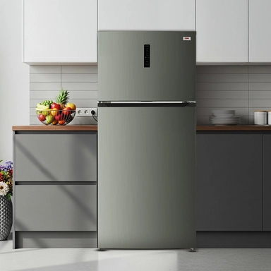 Haam Refrigerator, Two Doors, Steel, 22.4 Cu.ft, Inverter: HM780SRF-O23INV
