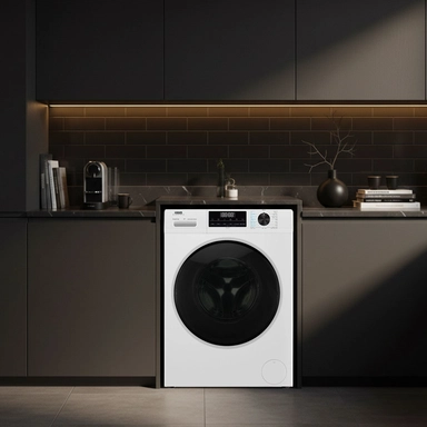 غسالة هام أمامية 8 كيلو Inverter أبيض  HMFL8WH25INV