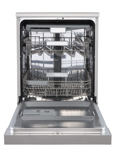 غسالة صحون هام، 14 مكان، 7 برامج، 3 أرفف، فضي - HMDW1407SL