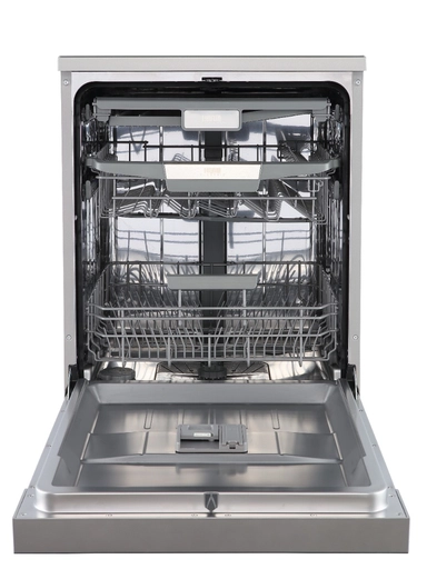 غسالة صحون هام، 15 مكان، 9 برامج، 3 أرفف، إنفرتر، فضي - HMDW1509SLT