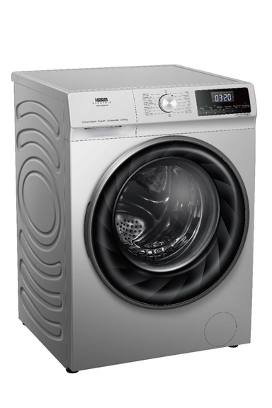 غسالة هام أمامية 10 كيلو، تنشيف 6 كيلو، موتور انفرتر، فضي - HMFL10D6S-22