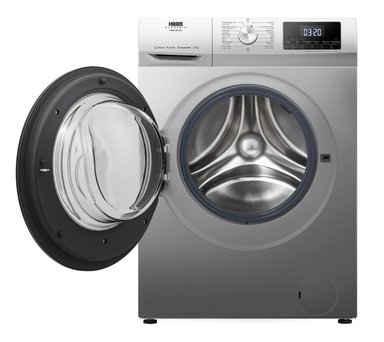 Haam Front Load Washing Machine 12 KG, Inverter, Silver, HMFL12S-22N