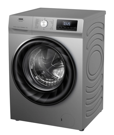 Haam Front Load Washing Machine 12 KG, Inverter, Silver, HMFL12S-22N