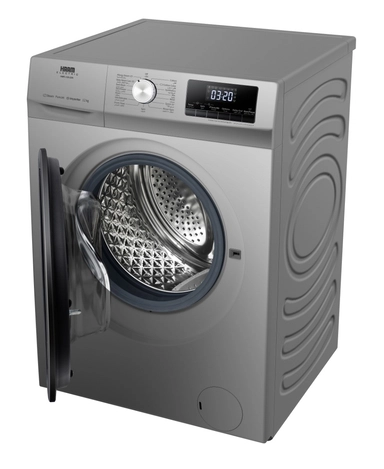 Haam Front Load Washing Machine 12 KG, Inverter, Silver, HMFL12S-22N