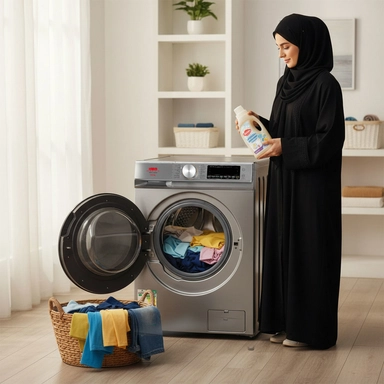 Haam Front-Load Washing Machine 13kg, Silver