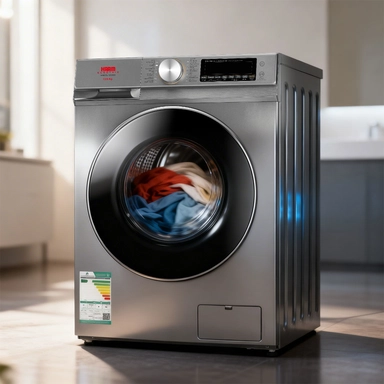 Haam Front-Load Washing Machine 13kg, Silver