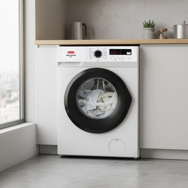 غسالة هام تحميل أمامي، 6 كيلو، أبيض - HMFL60W-24N