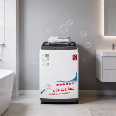 غسالة هام تعبئة علوية 10 كيلو أبيض HWM10W-24N 