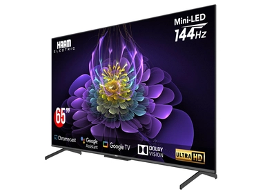 تلفزيون هام، 65 بوصة، 4K UHD، ذكي، Google TV، Mini LED، مع ريسيفر مدمج- MiHM65UH795KGO144H