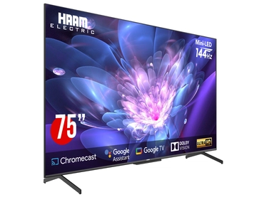 تلفزيون هام، 75 بوصة، 4K UHD، ذكي، Google TV، Mini LED، مع ريسيفر مدمج - MiHM75UH795KGO144H