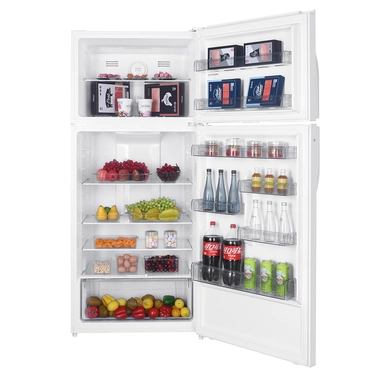 ثلاجة هام بابين، 18.6 قدم مكعب، إنفرتر، ابيض - HM680WRF-O23INV