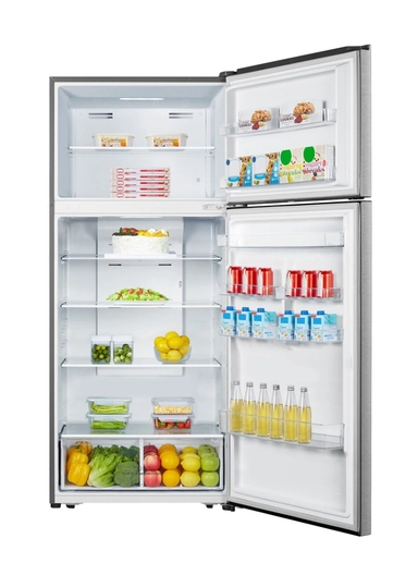 ثلاجة هام بابين، 19.9 قدم مكعب، إنفرتر، ستيل - HM690SRF-H22LINV