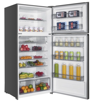 ثلاجة هام بابين، 22.4 قدم مكعب، إنفرتر، ستيل - HM780SRF-O23INV