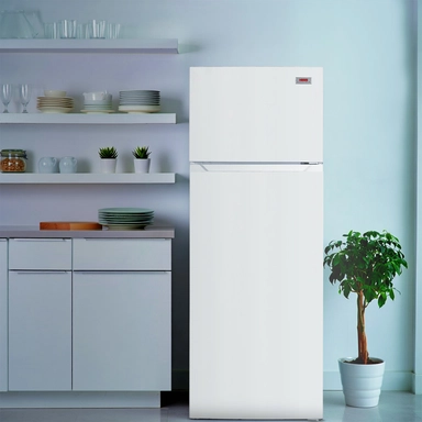 ثلاجة هام بابين، 8.9 قدم مكعب، ابيض - HM280WRF-O23DF