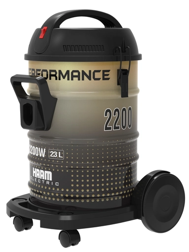 Haam Drum Vacuum Cleaner, 2200W, Black – HM-VC22-23L